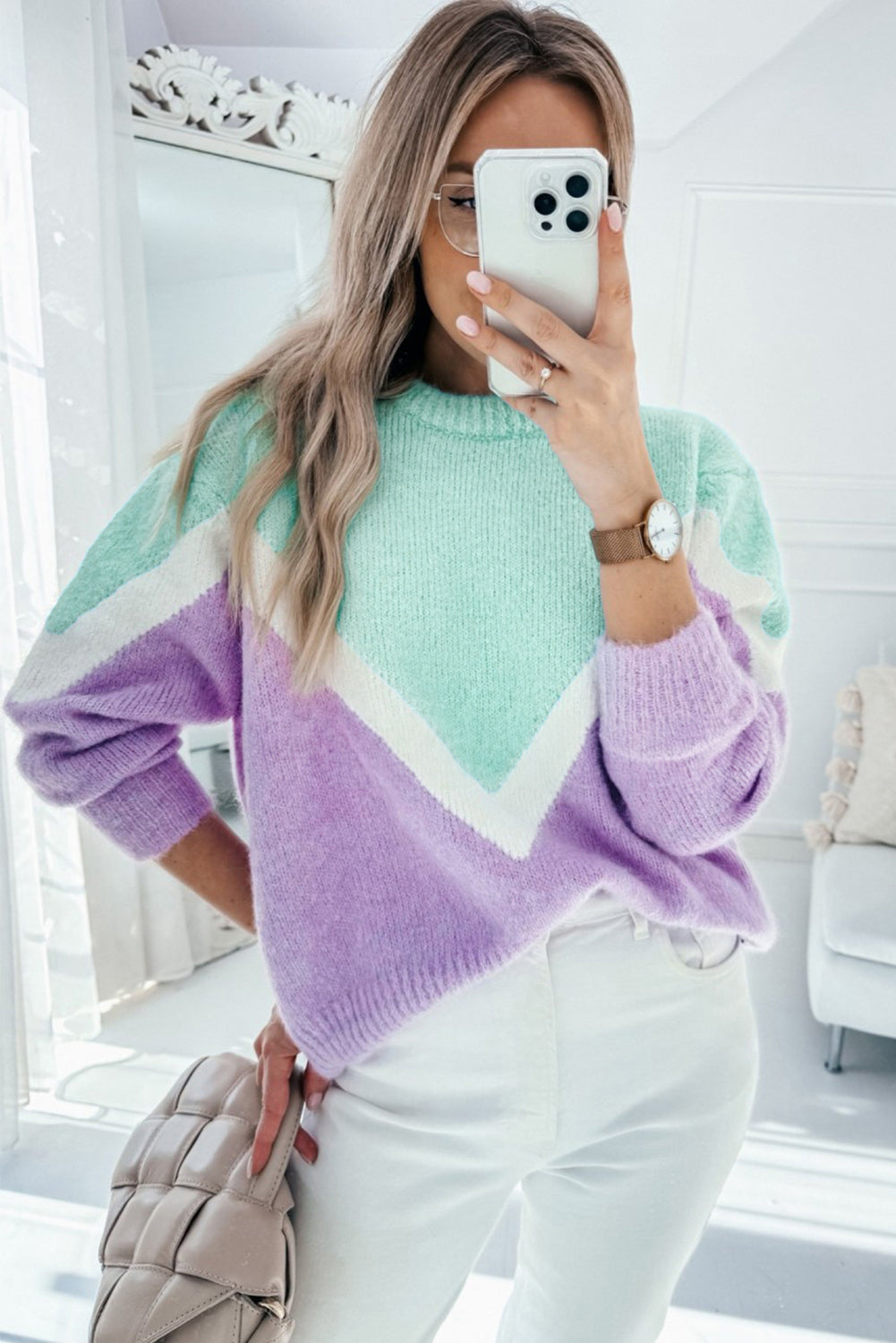 Klassisch gestaltete Pullover