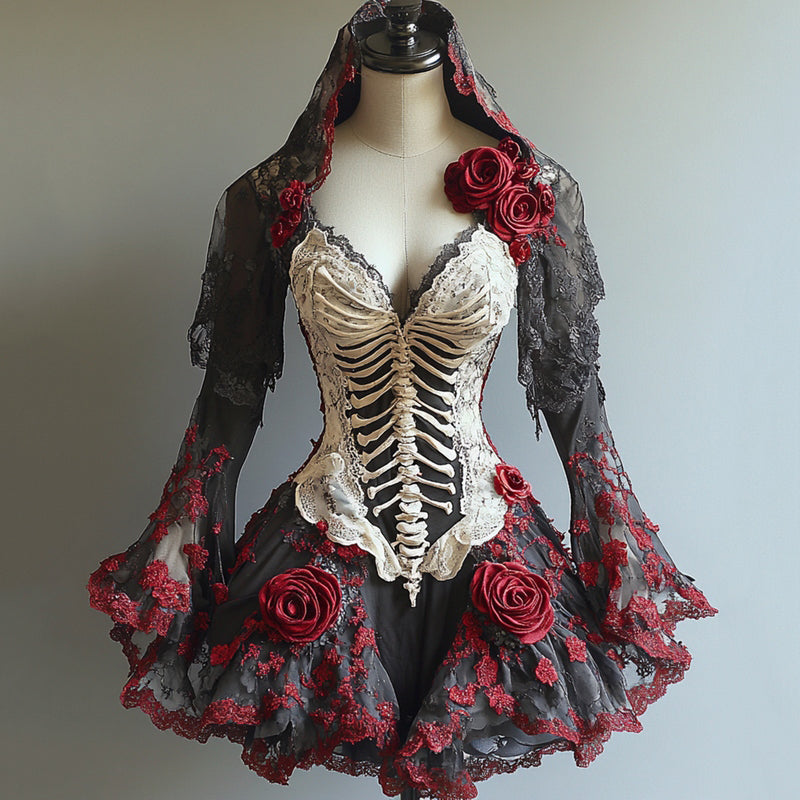 Durchdacht gestaltete Kleid