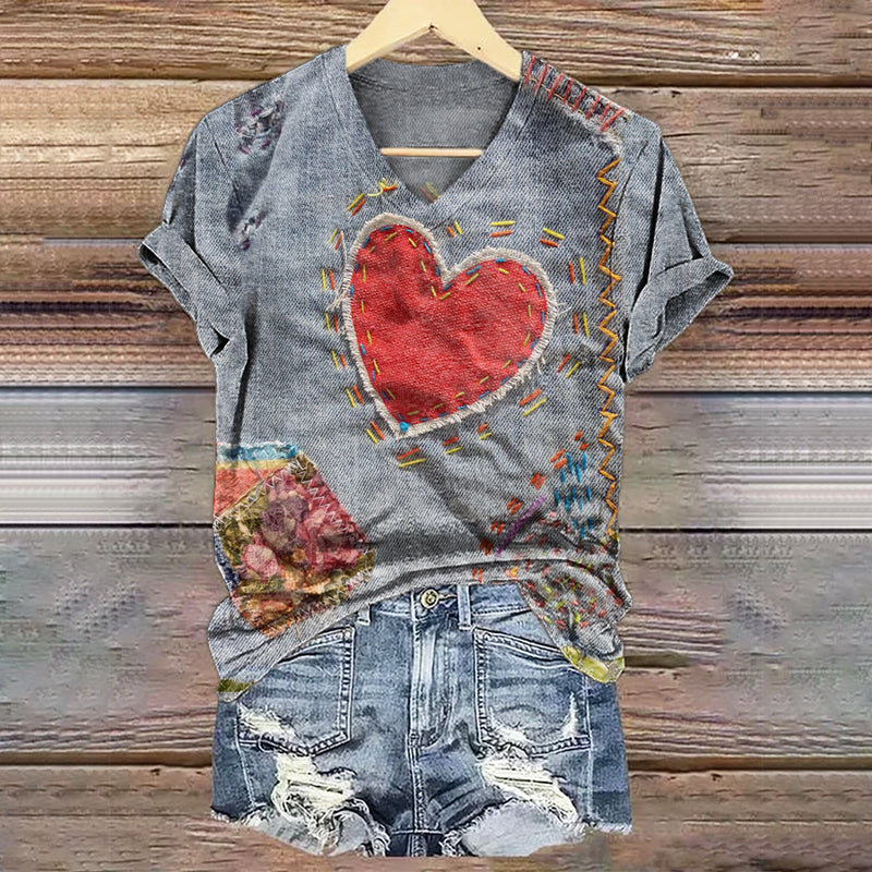 Anmutig gestaltete T-Shirt