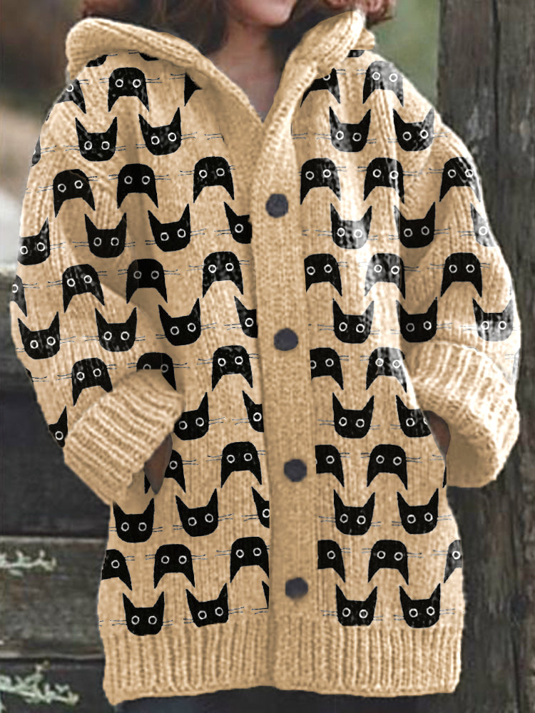 Klassische Vintage Strickjacke