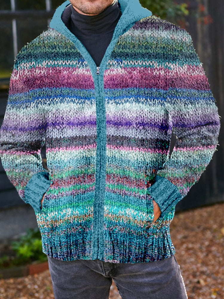 Durchdacht gestaltete Strickjacke