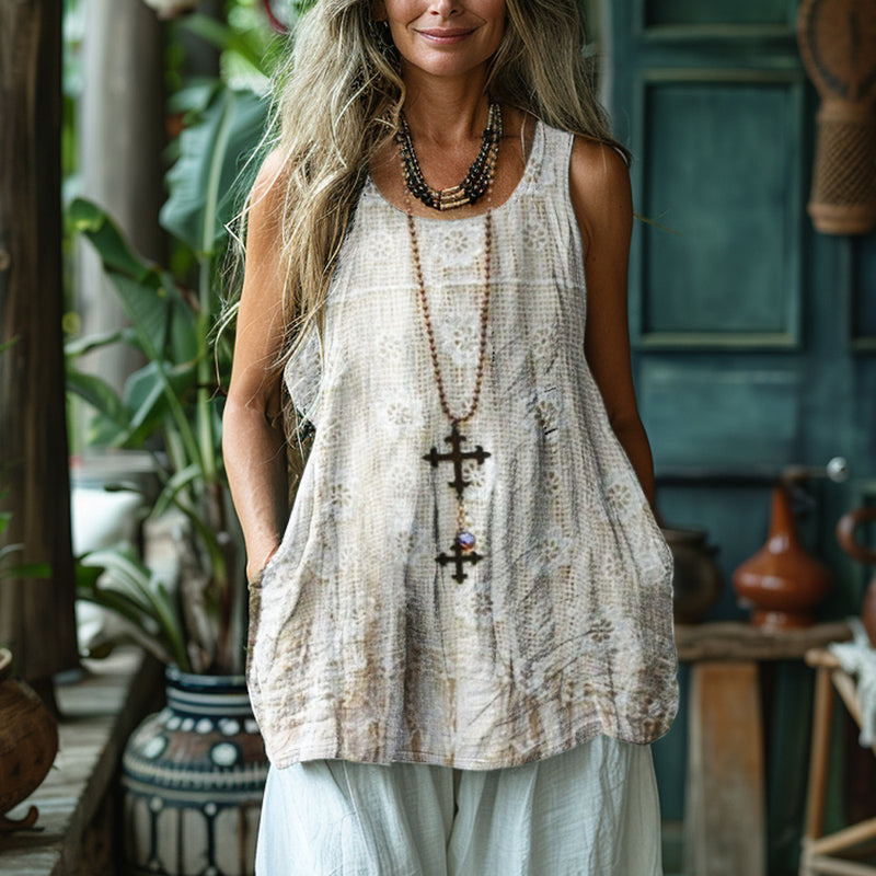 Zeitloser Vintage-Stil Top