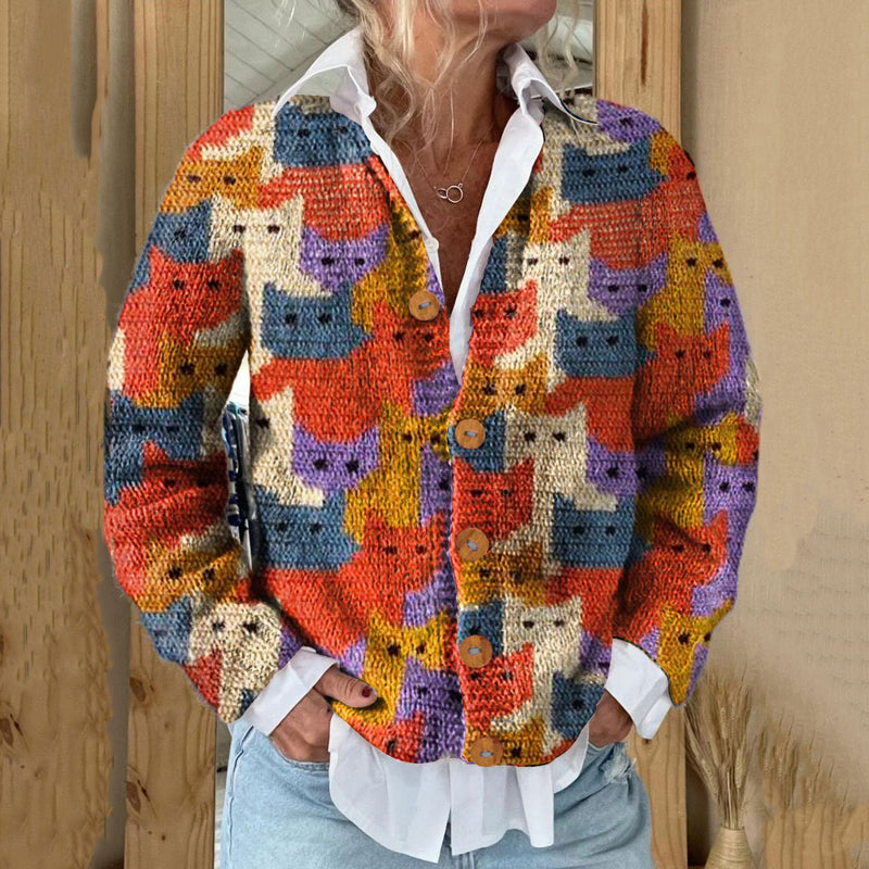 Wunderschön gefertigte Strickjacke