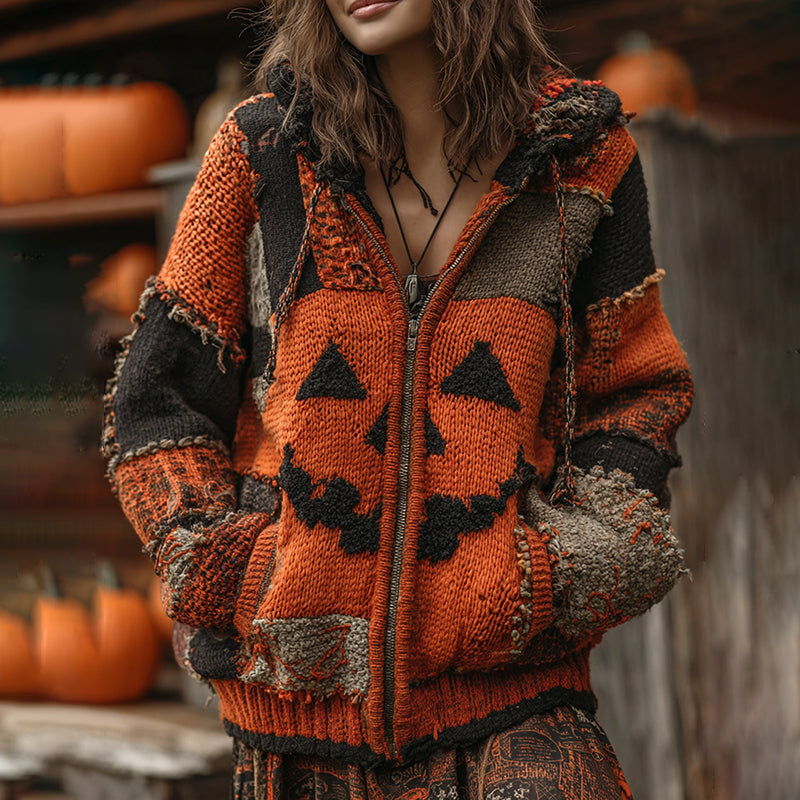 Klassische Vintage Strickjacke
