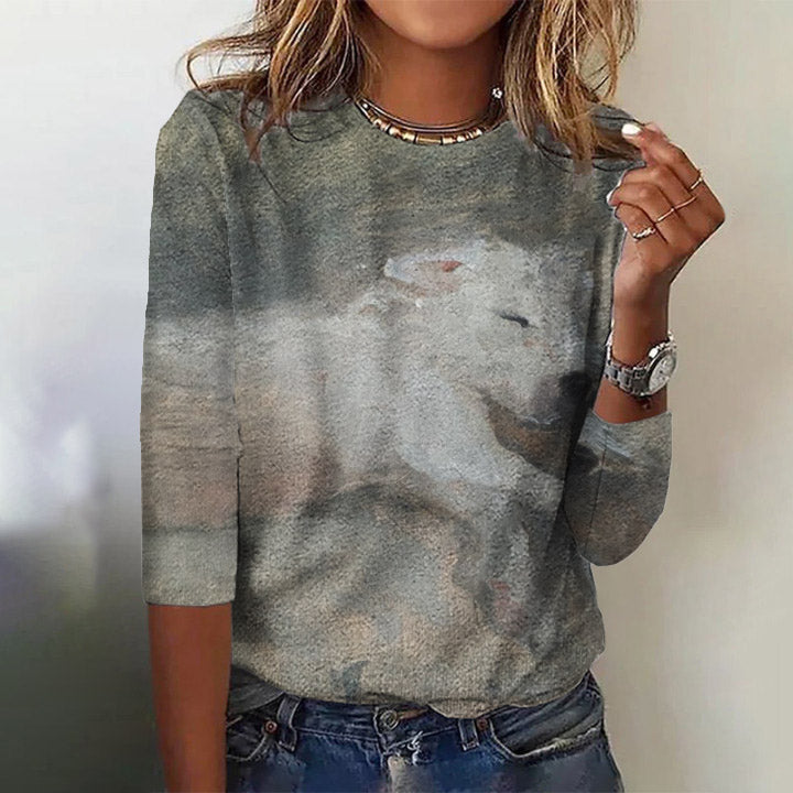 Anmutig gestaltete T-Shirt