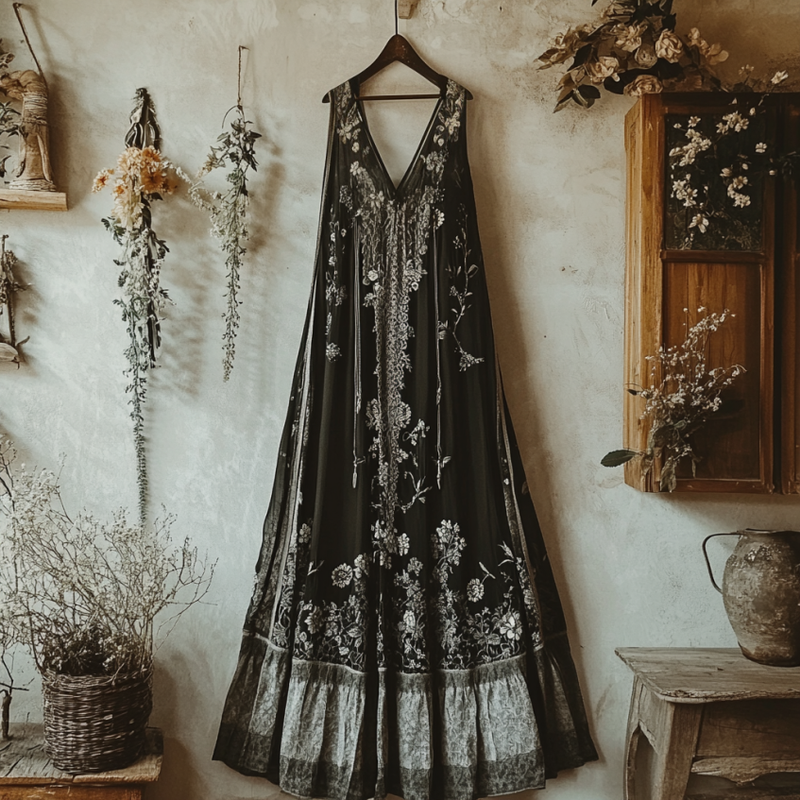 Anmutig gestaltete Kleid