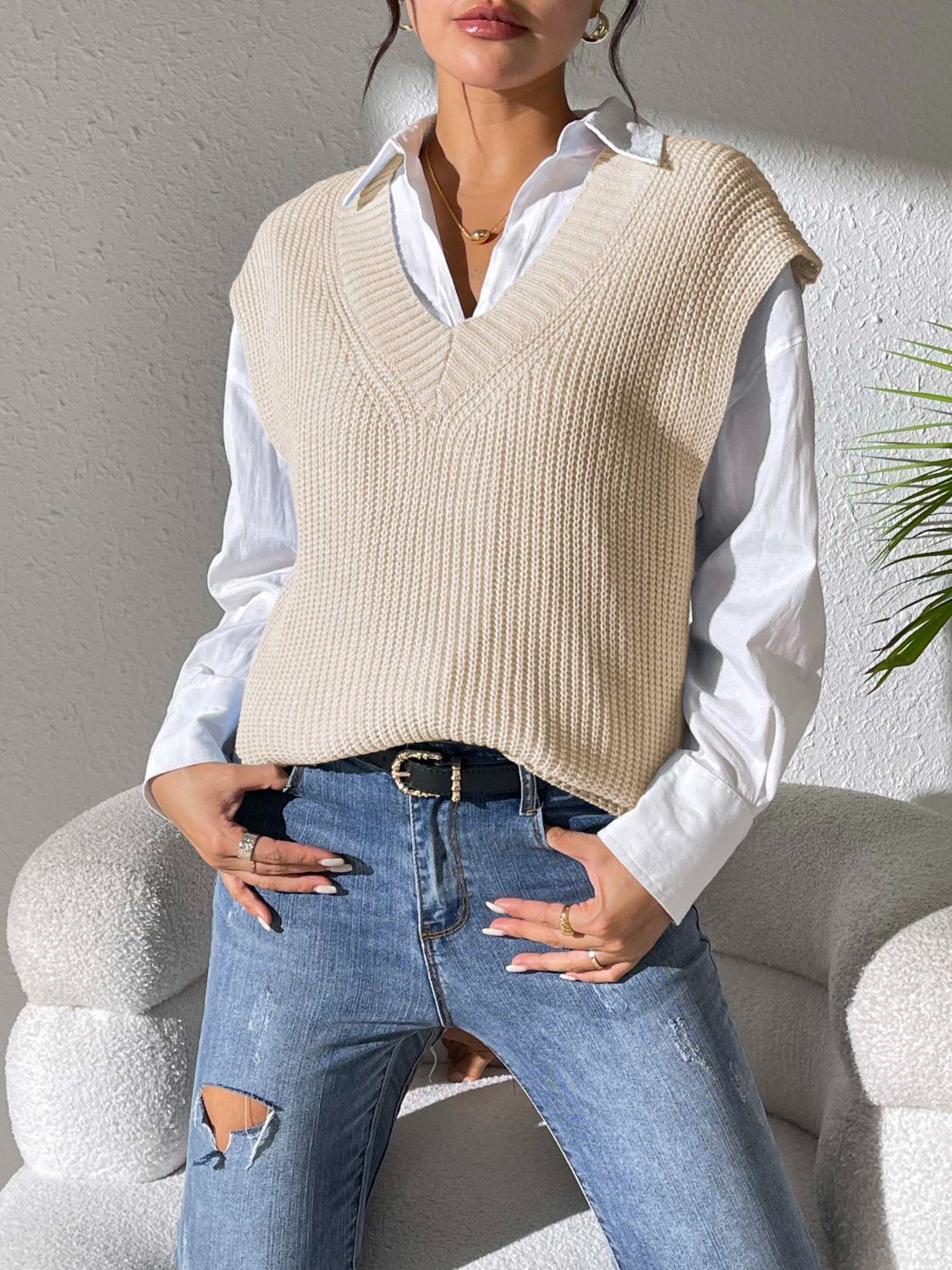 Klassisch gestaltete Pullover