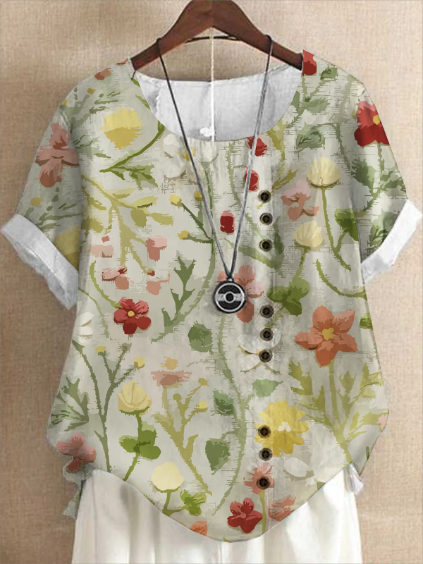 Klassische Vintage Bluse