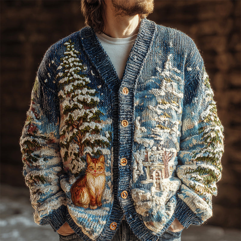 Klassische Vintage Strickjacke
