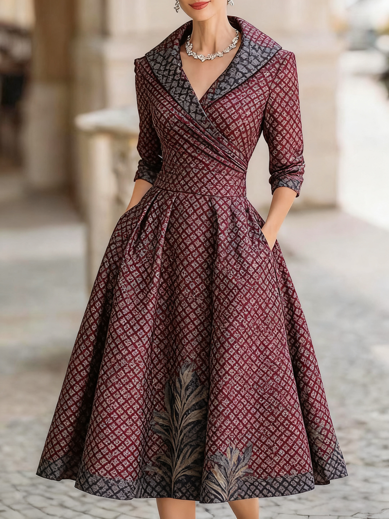 Klassische Vintage Kleid