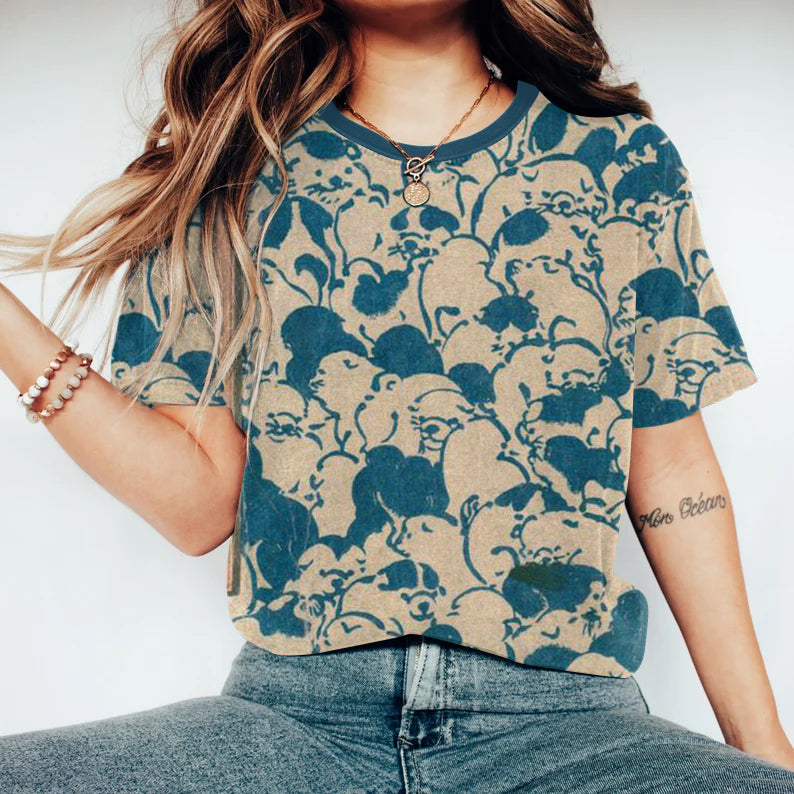 Anmutig gestaltete T-Shirt