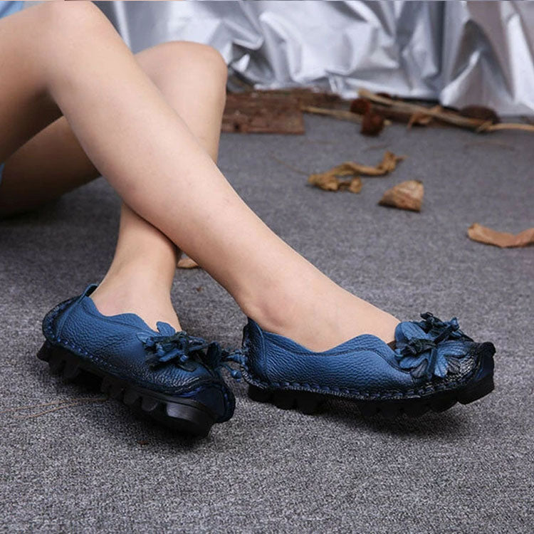 MW | Glamouröse Freizeitschuhe mit Blumendetail