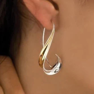 Klassische Gold Ohrring mit zeitloser Eleganz