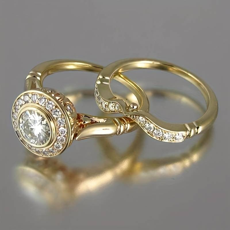 Handgefertigte Vintage Gold Ring
