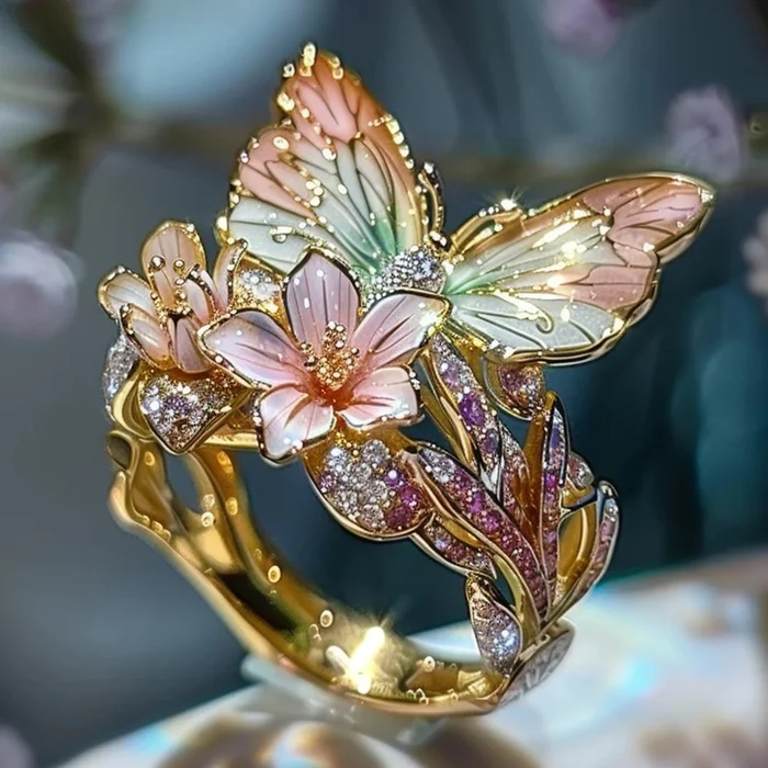Klassische Gold Ring mit zeitloser Eleganz