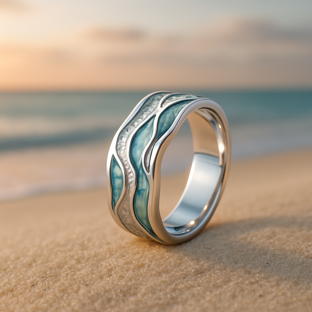 Handgefertigte Vintage Silber Ring