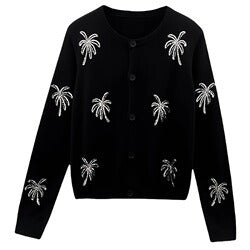 Klassische Vintage Strickjacke
