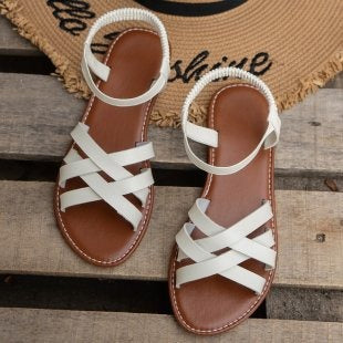 Klassische Orthopädische Sandalen mit zeitlosem Stil