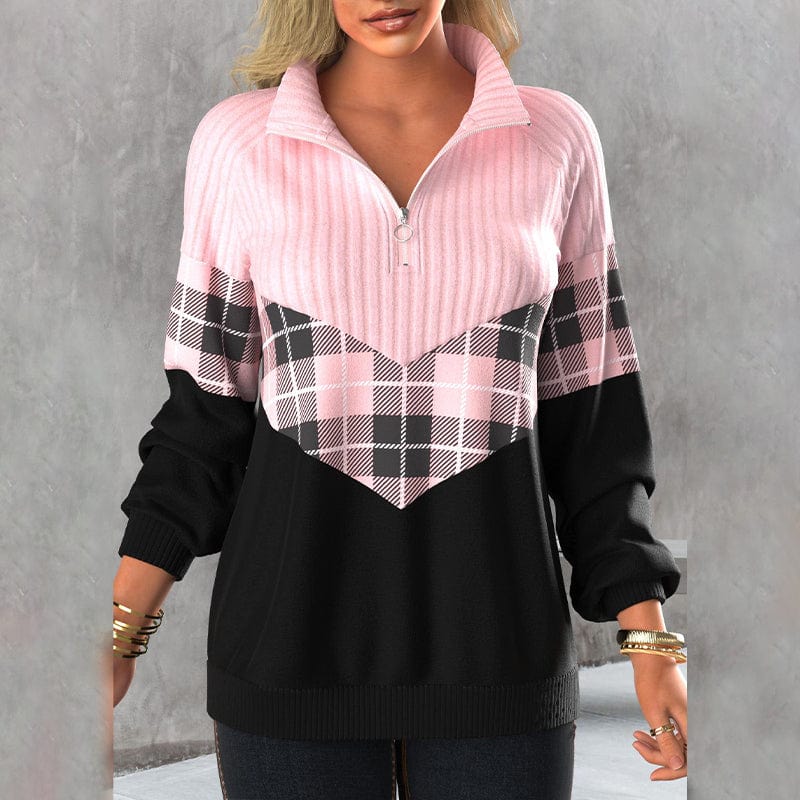 MW | Rosa modischer Pullover