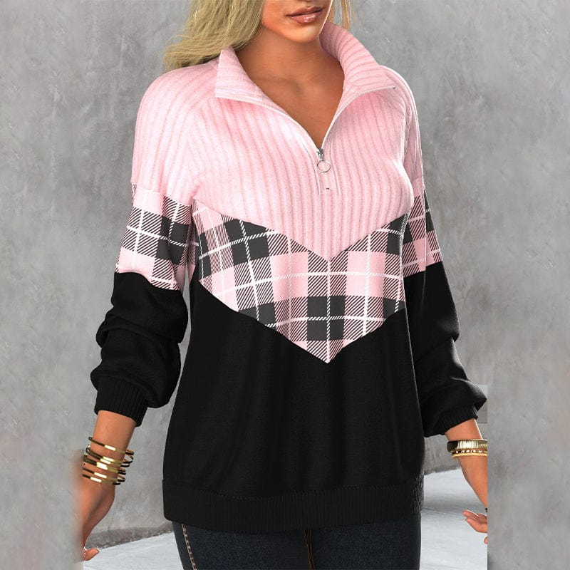 MW | Rosa modischer Pullover