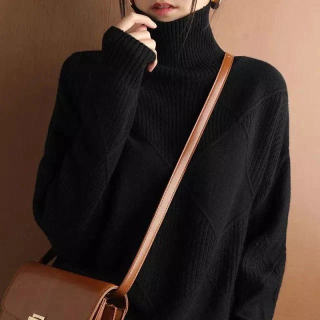 MW | Stylischer Rollkragenpullover