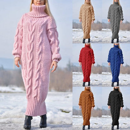 MW | Lockerer, verdrehter Strickrollkragenpullover 2024