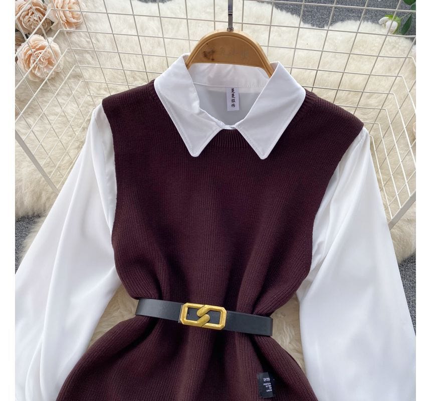 MW | Ärmelloses Pullover-Top-Set