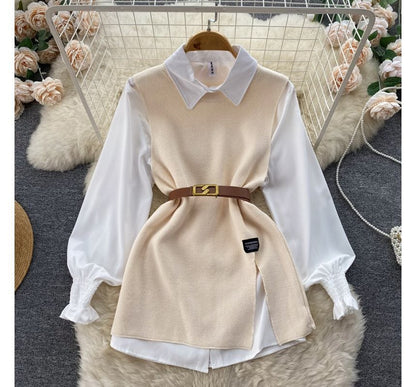 MW | Ärmelloses Pullover-Top-Set