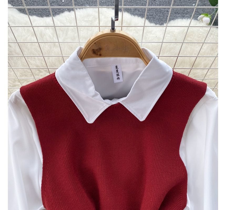 MW | Ärmelloses Pullover-Top-Set