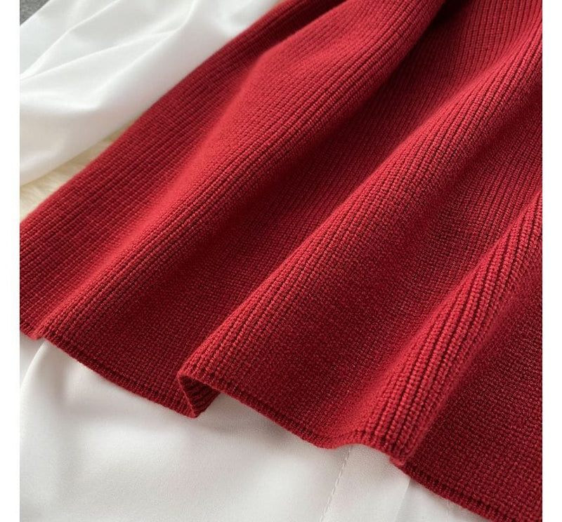 MW | Ärmelloses Pullover-Top-Set