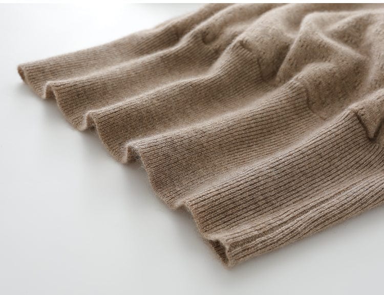 MW | Cross V-Ausschnitt Kaschmirpullover
