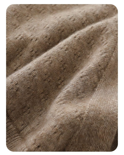 MW | Cross V-Ausschnitt Kaschmirpullover
