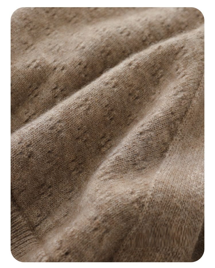 MW | Cross V-Ausschnitt Kaschmirpullover