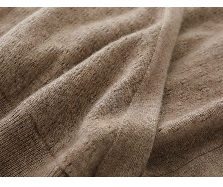 MW | Cross V-Ausschnitt Kaschmirpullover