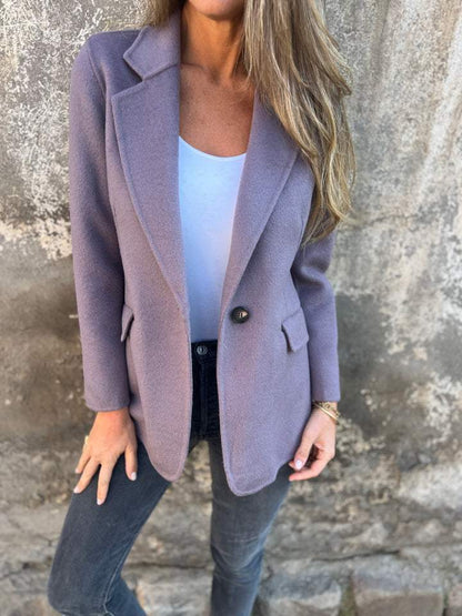 MW | Klassischer Knopfblazer für Frauen