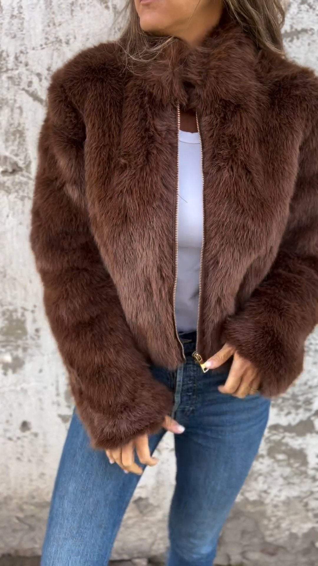 Durchdacht gestaltete Jacke