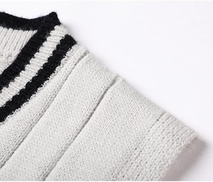 MW | Herren Gestrickter Gestreifter Pullover