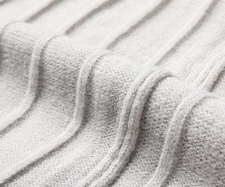 MW | Herren Gestrickter Gestreifter Pullover