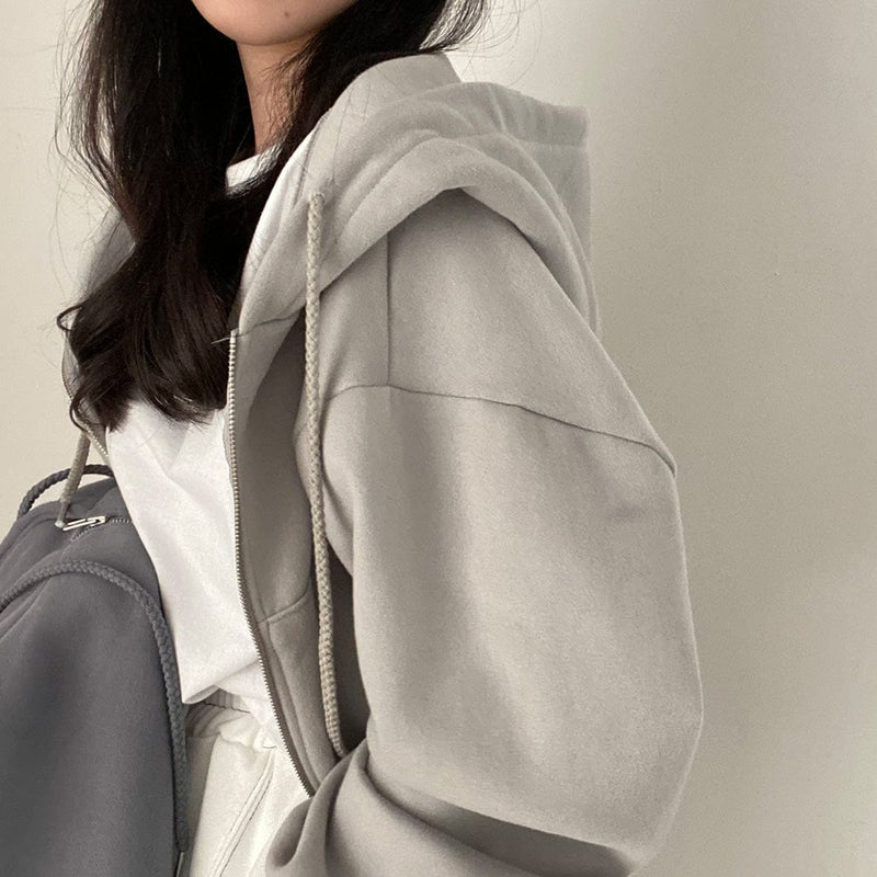 MW | Lässiger Pullover mit langen Ärmeln und Kordelzug