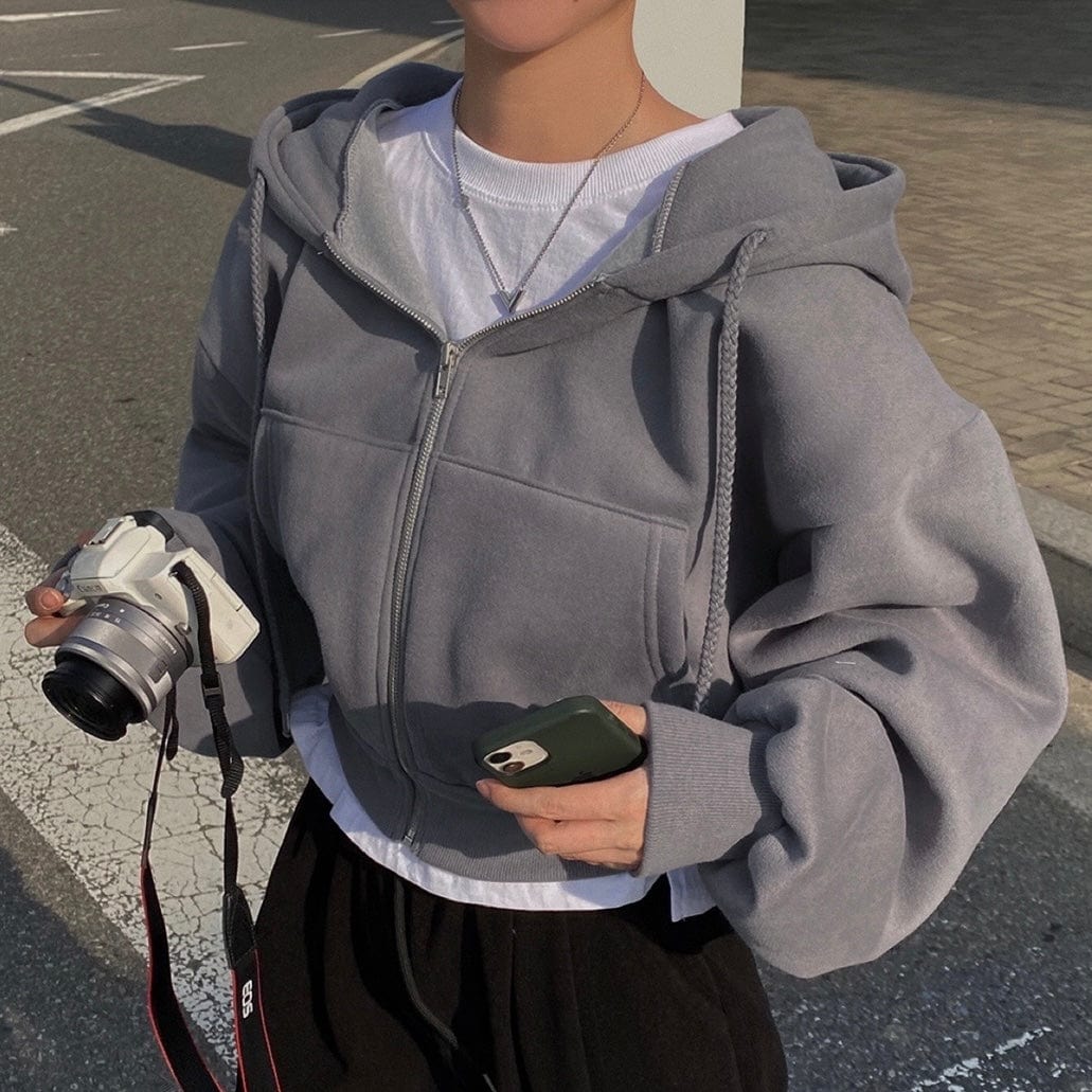 MW | Lässiger Pullover mit langen Ärmeln und Kordelzug