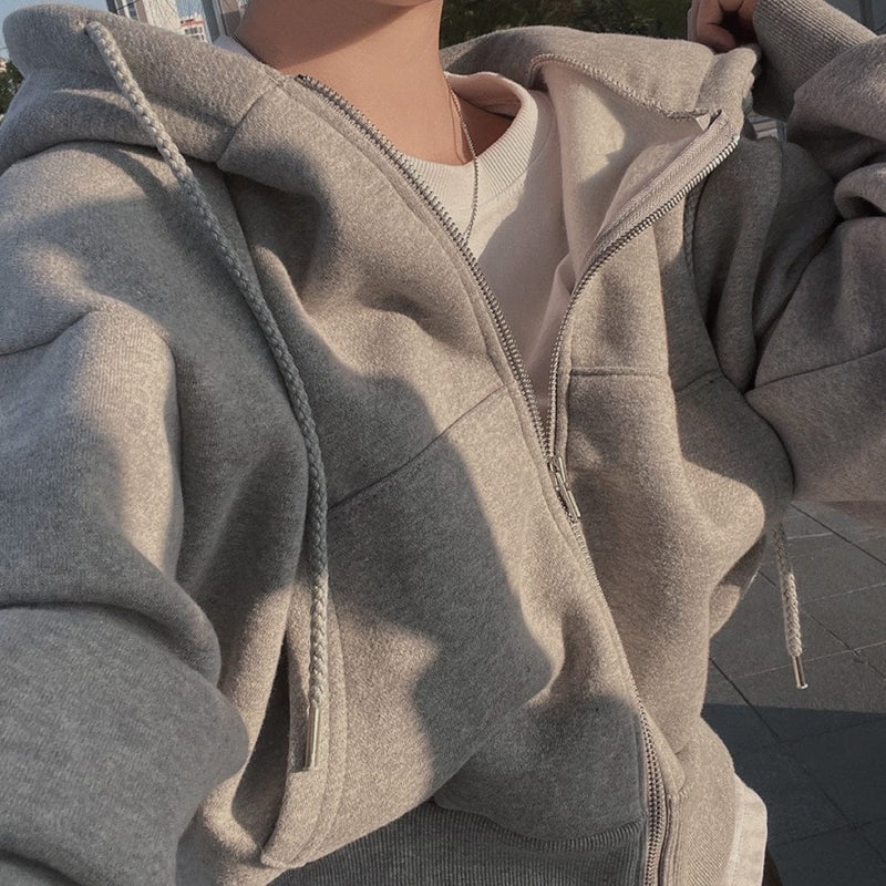 MW | Lässiger Pullover mit langen Ärmeln und Kordelzug