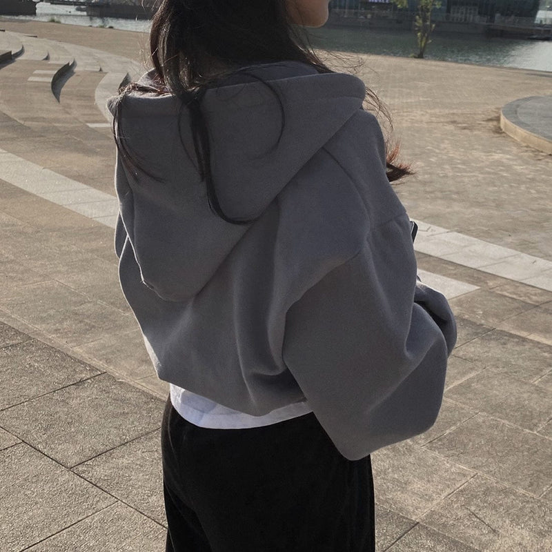 MW | Lässiger Pullover mit langen Ärmeln und Kordelzug
