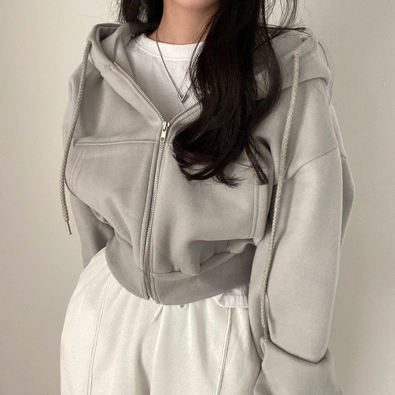MW | Lässiger Pullover mit langen Ärmeln und Kordelzug