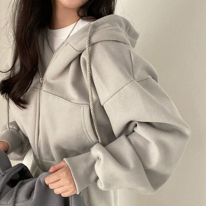 MW | Lässiger Pullover mit langen Ärmeln und Kordelzug