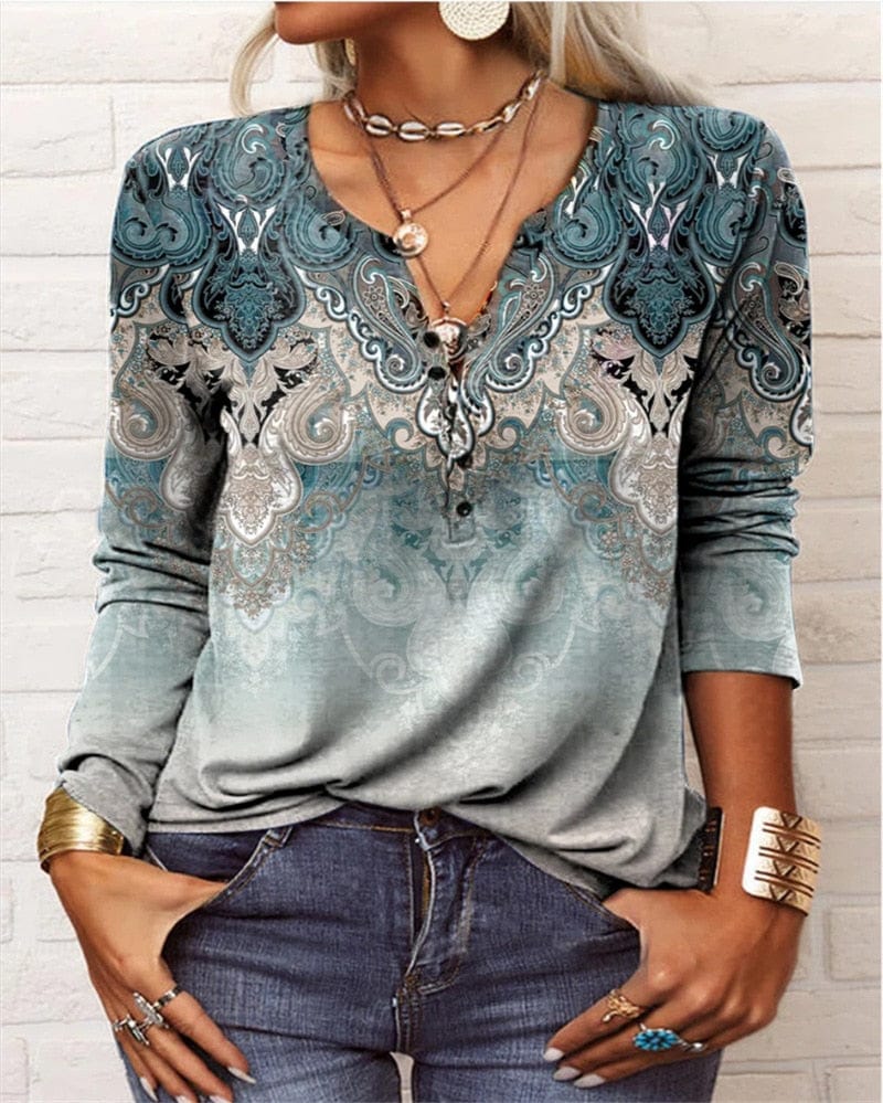 MW | Eleganter Pullover mit Aztekenmuster