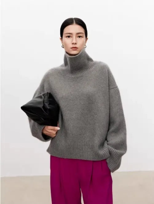 MW | MW – gemütlicher gestrickter Midi-Pullover