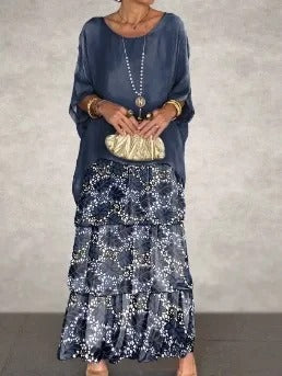 MW | Locker geschichtetes Maxikleid