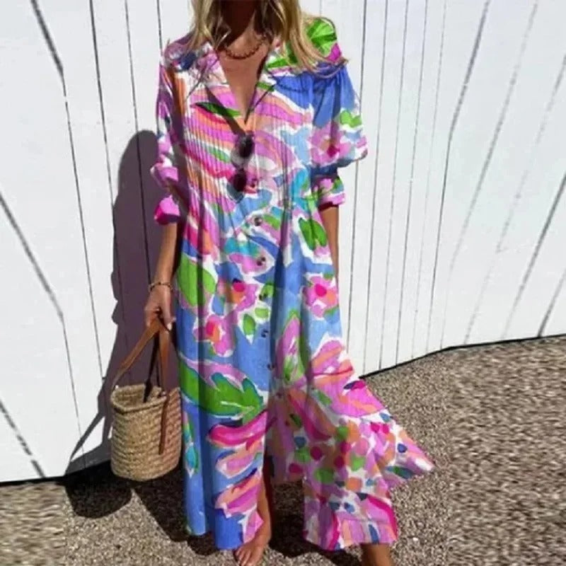 MW | Klassisches Boho-Maxikleid