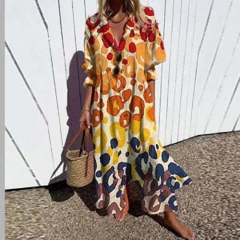 MW | Klassisches Boho-Maxikleid