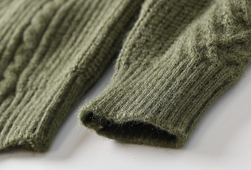 MW | Gestrickter Polopullover mit Kragen